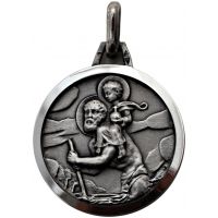 Médaille Saint Christophe de Lycie argent