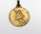 Médaille Saint Christophe de Lycie plaqué or 14mm