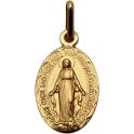Médaille à la Vierge Miraculeuse plaquée or