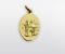 Médaille Notre Dame de Banneux 20mm argent et or