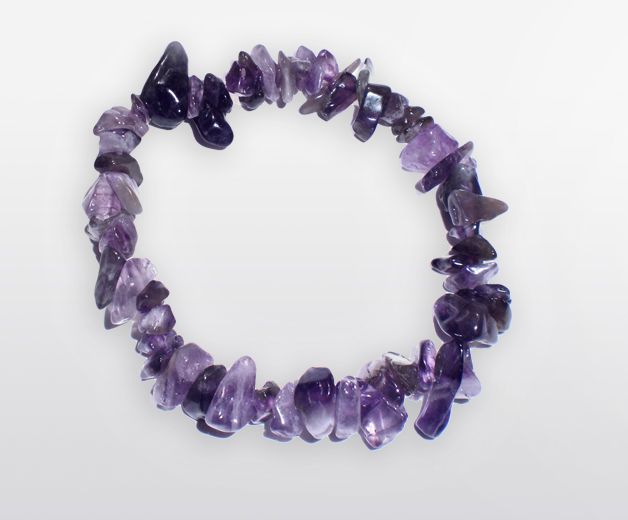 Bracelet Améthyste / Pierre minérale violette