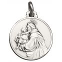 Médaille Saint-Antoine argent 18mm
