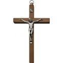 Croix / Crucifix de Jésus en bois 13cm