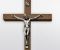 Croix crucifix bois 13cm avec coffret
