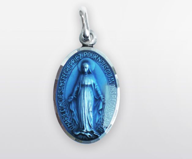 Médaille miraculeuse à la Vierge Immaculée en argent