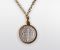 Médaille Saint Benoit de Nursie 2,1cm - Chaine dorée