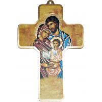 Le crucifix Sainte Famille Sainte Trinité : la croix chrétienne pour la prière commune