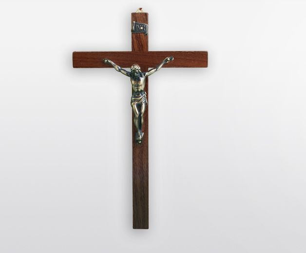 Croix en bois de 23cm Grand crucifix du Christ