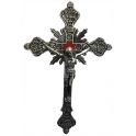 Crucifix Jésus sur la croix en métal