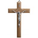 Crucifix du Christ en bois d'olivier 20x12cm