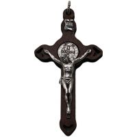 Petite croix de St Benoit 55mm en bois